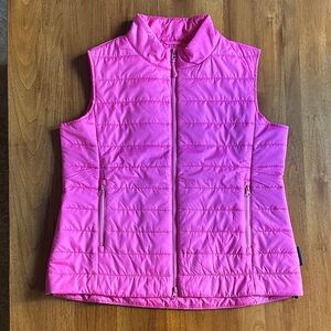 IBKUL Polartec Quilted Vest. Pink. Size XL.